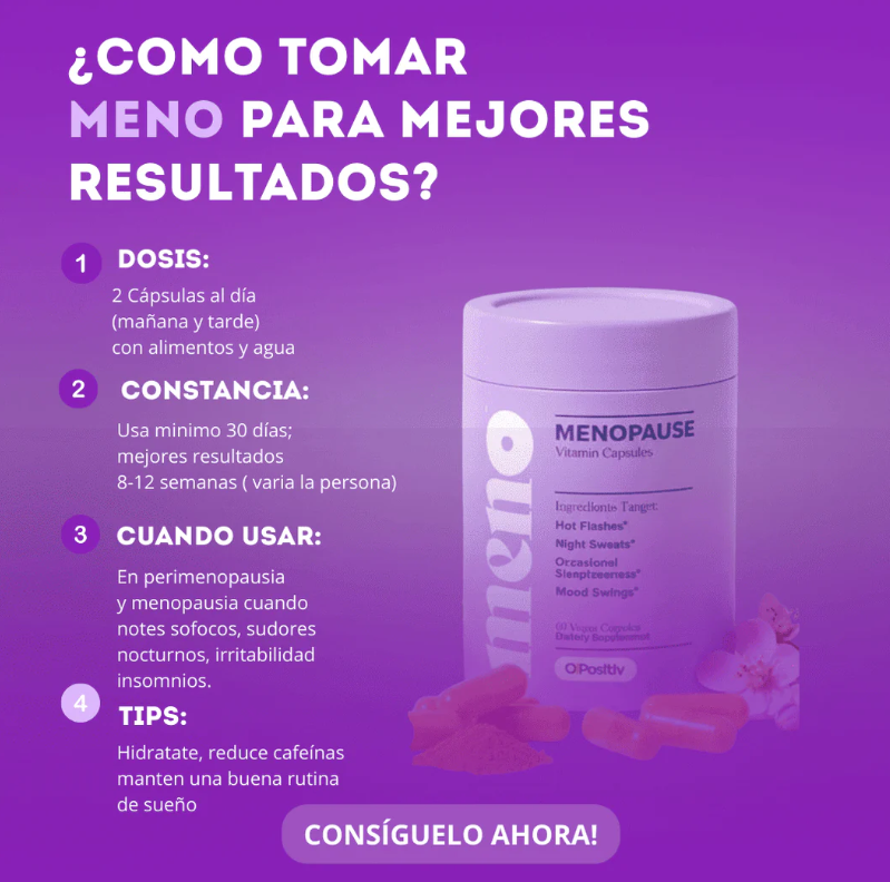 💜MENO : Acompañándote en esta etapa, paso a paso